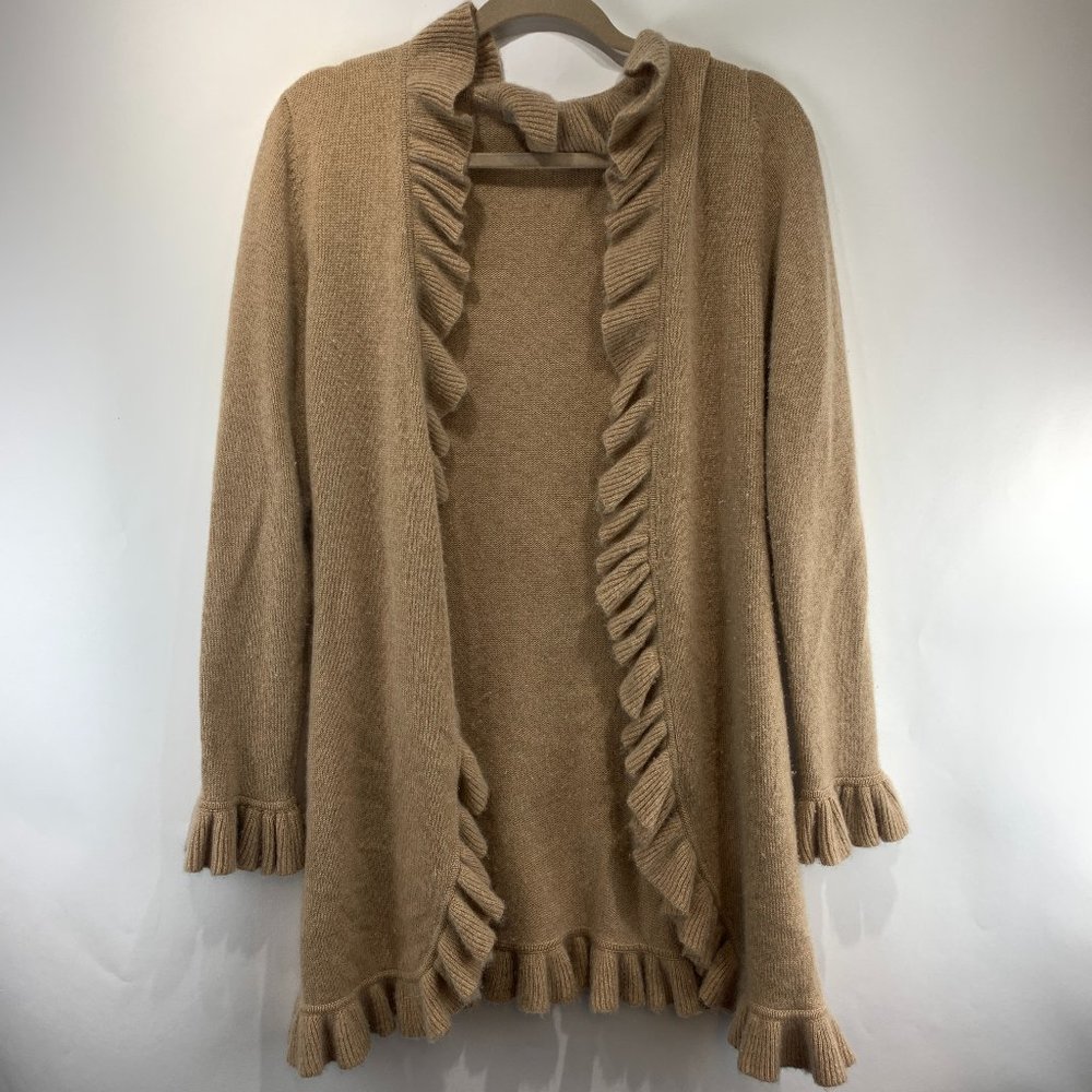 Kinross Cashmere Open Front Women's Cardigan S